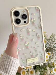 حافظة هاتف شفافة مزينة بزهور التوليب الربيعية متوافقة مع هواتف آيفون 16 برو ماكس/آيفون 15 الجديد 14 برو ماكس، تصميم دقيق وأنيق لحافظات آيفون 13/12/11 بتغطية كاملة وحماية