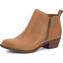 Women's Basel Ankle Bootie - Fashionable Footwear - Wheat - View 1