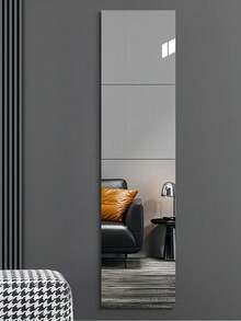 1 套现代简约亚克力墙贴装饰，尺寸多样，自粘，易于安装。#订购前请确保镜面墙贴的尺寸符合您的要求##