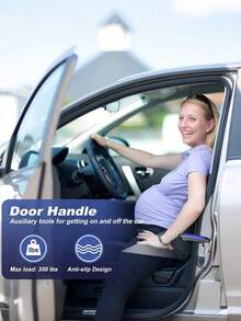 Tay nắm cửa đa năng hỗ trợ - Búa an toàn khẩn cấp & Tay nắm hỗ trợ cửa, Hợp kim nhôm + ABS, Công cụ hỗ trợ di động cho người già, phụ nữ mang thai và tài xế, Quà tặng lý tưởng cho cha mẹ và an toàn khi đi du lịch, Phụ kiện an toàn khi đi du lịch, Tay nắm hỗ trợ cửa di động - Nhiều màu - Xem 3
