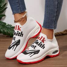 Brand New Rubber Outsole Non-Slip Shoes. Casual # Breathable # Wear-Resistant. Low-Top Sneakers. Suitable For Cycling, Running, Traveling And Hiking. Suitable For Indoor And Outdoor Wear. Available In Four Colors. Wearing Them Will Make People Shine. - 紅色 - 查看 2