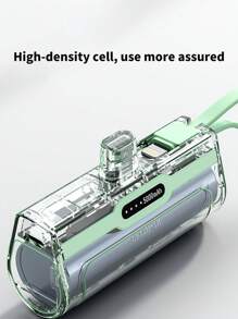 Batterie externe portable mini 5000 mAh, poids léger 97g, plusieurs couleurs, avec ports Lightning et Type-C, affichage numérique, taille compacte, convient pour téléphone, voyage en plein air, cadeaux de remise de diplôme, enterrement de vie de garçon, cadeaux pour demoiselles d'honneur, cadeaux pour la fête des pères, faveurs de mariage, fêtes d'anniversaire, rentrée scolaire