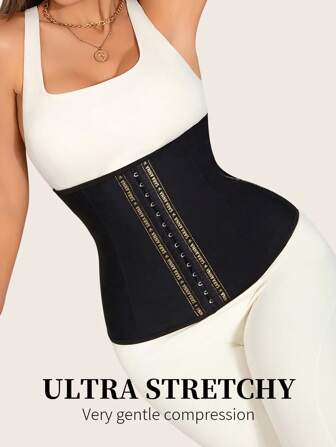 1 buc. corset abdominal cu compresie ridicată pentru femei, corset de talie cu oase din oțel 9 pentru slăbire și susținere