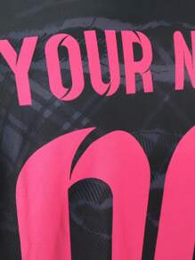 2025 定制运动球衣，新款秋季户外速干单件上衣，男士运动队俱乐部训练 V 领足球衫长袖，前后印有姓名、号码、标志，搭配男士白色 100% 纯棉长袖 T 恤，短袖休闲舒适，适合日常、派对、聚会 - 彩色 - 查看 6