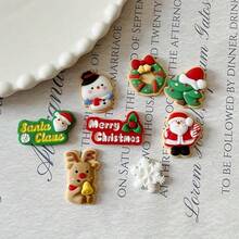 8 piezas de imanes de nevera de la serie navideña, regalos y recuerdos, decoración del hogar 3D linda, pegatinas magnéticas, regalos creativos pequeños para amigos