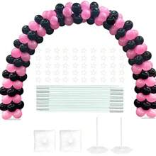 21ft Balloon Arch Stand Kit Free Combination In Width And Height E.G. 10ft X 7.5ft Convenient To Assemble And Disassemble
