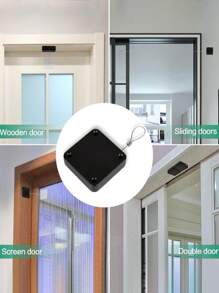 No-Drill Automatic Door Closer With Rope, Easy To Install And Quiet, 1/2pcs
