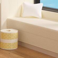 1 pieza Panel de pared de espuma suave, decoración de pared de dormitorio extra suave y gruesa, protector de cabecera, protector decorativo de esquina para sala de estar y dormitorio - Tira protectora extra ancha y extra gruesa tipo W para el hogar