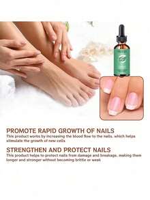 Fast Nail Growth Oil Strengthener Repair Treatment with Natural Ingredients for Stronger Smoother Brighter Nails Healthy Cuticle Care Solution Moisturizing Tightening Nail Care - Multicolor - Ver 4