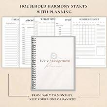 1PC ADHD Home Management Binder – Cute Pink Design With Cleaning Schedules, Habit Trackers & Meal Planners | Life Organization Kit For Neurodivergent Women, Busy Moms & Clutter-Free Households