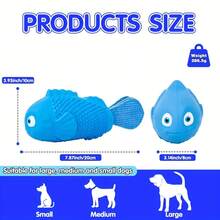 لعبة مضغ للكلاب على شكل سمكة الكلاون الحمراء لا تقهر - مطاط طبيعي متين، مناسبة للقضّاغين العنيفين، صوت تفاعلي لجذب الانتباه، رائعة للكلاب من الأحجام المتوسطة إلى الكبيرة، لعبة مضغ للقضّاغين العنيفين