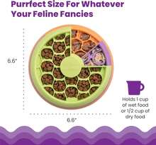 Kitty Lickin' Layers Multilayered Cat Fun Feeder Cat Treat Puzzle,11260872 - gừng - Xem 7