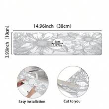 1 件水槽水龙头排水垫、餐桌垫、浴室硅藻泥吸水垫、家用台面防滑防霉垫、水槽边防滑厨房垫、天然卫生的厨房必备品，适用于家庭和厨房房间装饰，是您舒适的秋冬风格和圣诞装饰的一部分