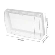 2个装146型插头保护盖，插座防水盒盖，浴室开关防溅盒