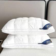 2Pcs King Size Luxuny 5-Star Hote! Qualty Pow,19x2 Inches - Dep Slep Neck SuportNon.Colapse High Pilow Core For . Seasons, Machine Washable,White Satnfinish.Piows For Sleping - 2 cái màu trắng - Xem 5