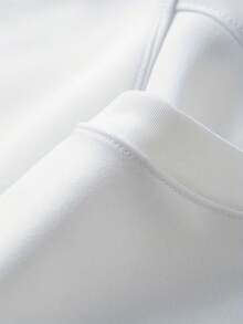 Women's Loose-Fitting, Double-Sided, Pure Cotton Crew Neck T-Shirt With American Flag Bow And 'American Mom' Text, Comfortable And Breathable, Suitable For Casual Daily Wear, Multifunctional Essential Item, Shows Natural Elegance, Must-Have For Summer Parties, Supports Local Delivery. - White - View 2