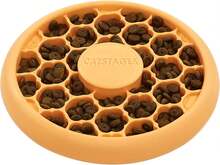 Cat Slow Feeder Bowl For Indoor Cats, Stimulating Treat Puzzle Toy, Dry Or Wet Food, 1/2 Cup Capacity, One Size, Orange,11260871 - 橘色 - 查看 1