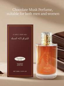 50毫升/1.69液体盎司女士巧克力麝香香水 - 持久留香喷雾，不含酒精，不刺激皮肤，日常香水，送给她的完美礼物（圣诞节、万圣节）