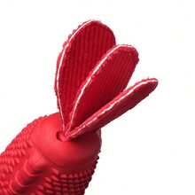 لعبة مضغ للكلاب على شكل سمكة الكلاون الحمراء لا تقهر - مطاط طبيعي متين، مناسبة للقضّاغين العنيفين، صوت تفاعلي لجذب الانتباه، رائعة للكلاب من الأحجام المتوسطة إلى الكبيرة، لعبة مضغ للقضّاغين العنيفين