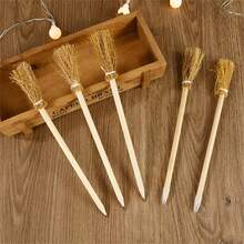 10 pezzi Decorazioni di Ognissanti, matite a forma di scopa da strega, penne per scrivere e dipingere, regali e premi per feste di Ognissanti - Multicolore - Visualizzare 9