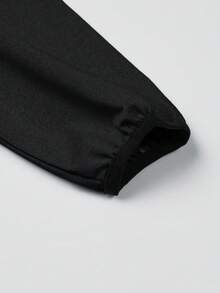 Men's Zip-Up Drawstring Hooded Sweatshirt, Autumn/Winter Style Hoodie With Thermal Lining, Adjustable Hood And Zipper Closure, Fashionable Long Sleeve Casual Sports Jacket, Comfortable Fabric Design Suitable For Gym Use - Black - View 6