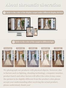 1 peça de tapetes marrons, estilo minimalista moderno, tapete de corredor, 900g/m², 0,5cm de espessura, antiderrapante, lavável à máquina, decoração para casa, sala de estar, cozinha, corredor, quarto, sala de jantar, escritório, todas as estações