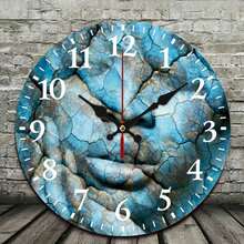A Marble-Style Wall Clock With A Festive Atmosphere, Silent Wall Clock, Easy-To-Read Numbers, Suitable For Living Room, Garden, Kitchen, Bedroom, Office Wall Decoration, 10*10inch - Multicolor - View 3