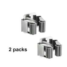 Soporte de pared para escoba y utensilios, 2/4 piezas, soporte de pared para herramientas, incluyendo material de montaje, para montaje en pared de utensilios de jardín como escoba, trapeador, pala, herramientas - Multicolor - Ver 12