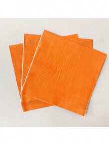 20 PIEZAS/Paquete Servilletas desechables naranja Suministros para fiestas
