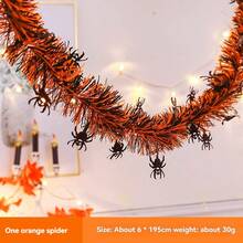 Halloween Decoration, Flower Strips, Hanging Decorations, Party Supplies, Five-Star Pumpkin, Spider Paper Pendants, Halloween Props, Decoration And Decoration, Room And Classroom, Essential For Halloween