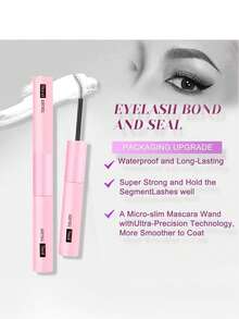 10ml 粉色 DIY 瓶装睫毛粘合和密封睫毛胶，用于睫毛延长，强力且不含乳胶的粘合剂，单根/丛集睫毛应用化妆睫毛膏，在家睫毛胶，睫毛胶 - 粉色 - 查看 7