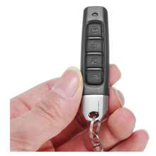 Controle de Portão Eletrônico universal fixed code remote Slim 433.92MHz 4 em 1 - Multicolorido - Visão 5