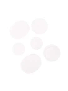 6pcs Replacement Self-Adhesive Shoe Repair Patch Microfiber Leather Durable Heel Hole Pads Universal Shoe Heel Repair