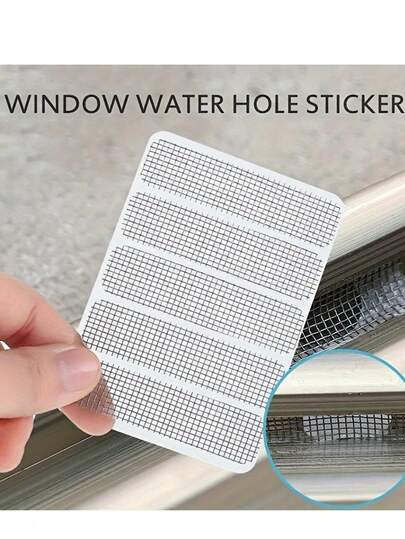 25/50 pezzi Set di toppe per riparazione zanzariere: Adesivi anti-zanzare per finestre in vetro - Ripara buchi nelle zanzariere e previene l'invasione di insetti