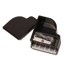 1pc Creative Mini Piano Shaped Pencil Sharpener, Unique Music Stationery Gift, Student Personalized Pencil Sharpener, Suitable For School & Office Supplies, Student Stationery - Multicolor - View 5