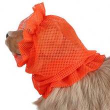 狗狗耳朵保护器 - 防蚊网罩，聚酯纤维，全耳覆盖，宠物美容配件，狗狗宠物用品，狗狗美容宠物狗夏季防蚊耳罩 - 浅蓝色网状，抗过敏原，抗寄生虫，狗狗耳朵安全罩，无过敏原覆盖 | 时尚狗狗罩 | 耐用狗狗罩，狗狗配件 - 彩色 - 查看 13