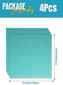 4 pièces Tapis de doublure de réfrigérateur lavables, tapis de doublure de réfrigérateur imperméables à l'eau et résistant à l'huile, doublures pour étagères de réfrigérateur, couvre-dessous de verre pour étagère de congélateur, armoire, tiroir