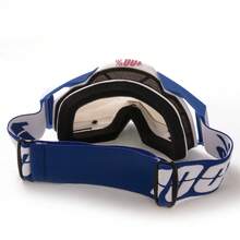 Motorcycle Goggles, Adjustable Strap Windproof Scratch Resistant Ventilated For Sports Cycling Snowboard - Xanh đậm - Xem 3