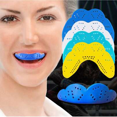 Top Rated EVA Thermal Dental Guard/Sports Protective Gear/Martial Arts Supplies, Heat Resistant -20°C~80°C, Anti-Slip Breathable, Impact Resistant, For MMA Training/Martial Arts/Competition Gifts (1-5 Pcs)