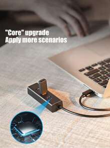 4 Port USB HUB Extender USB 2.0 Hub Adapter  Multi 4 In1 Hub USB On Off Portable Splitter Adapter For Computer Laptop Phone  Flash Disk, Mouse, Card Readers, Keyboards, Gaming Devices, Mp3 Players, HDD, Etc.PC, Book,  Pro,  Mini, I, Surface Pro Cellphone OTG Adapter, Printer, Camera, USB Fan Or Any Other USB Peripherals.  And More