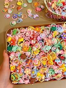 40 قطعة/مجموعة من أربطة الشعر الوردية الجميلة، تشمل مجموعة متنوعة من إكسسوارات الشعر الرائعة مثل التيجان والقوس والزهور والفواكه والفيونكات، بأنماط متعددة وألوان زاهية - مناسبة للفتيات والنساء، ضرورية للعودة إلى المدرسة، سهلة المطابقة للذيول والضفائر أو الكعكات، تضفي مظهرًا لطيفًا ومرحًا، مليئة بالبراءة والفرح في كل لحظة، أربطة الشعر، مطاطات الشعر، حبال الشعر - متعدد الألوان - مشاهدة 2