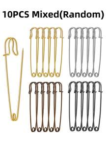 5-30 件大号服装安全别针 耐用绗缝毯别针 金银装饰别针 适用于帆布羊毛服装工艺品 DIY 珠宝工艺品 - 彩色 - 查看 16