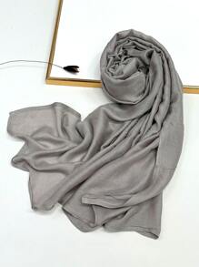 1 szt. Prosta, jednokolorowa, miękka i przyjazna dla skóry chusta na głowę, oddychająca, do codziennego noszenia, elegancka chusta na głowę do sukienki