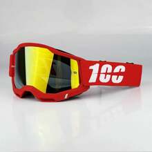High Quality 100 Motocross Goggles ATV Protection Cycling Racing Motorcycle Glasses MTB Mask Sunglasses Windproof Skiing Goggles - PK-Hồng - Xem 7