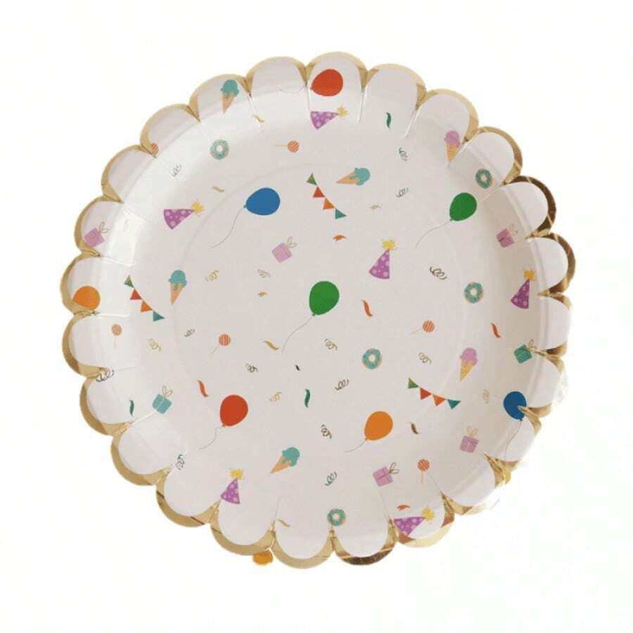 Platos de papel navideños - Multicolor - Ver 1