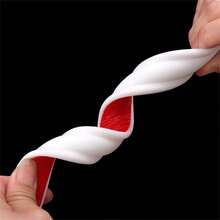 1 pieza 1m/2m Moldura de pared flexible de PVC autoadhesiva para panel decorativo | Decoración del hogar DIY en pared de fondo - Multicolor - Ver 12