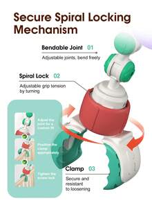 1个婴儿床挂饰，安抚婴儿床悬挂玩具，可调节长度悬挂装置/适用于汽车座椅、婴儿车、益智玩具 - 彩色 - 查看 9