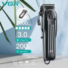 VGR 无绳可调节理发器 数字显示电动理发器 便携式理发器 V-282 - 彩色 - 查看 7
