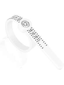 Ring Measuring Belt With Magnifying Glass Ring Soft Ruler Plastic US Code Filter Ring Auxiliary Tool Measuring Tool Jewelry Size Tool Women's Men's. - Multicolor - View 17