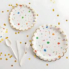 Platos de papel navideños - Multicolor - Ver 4